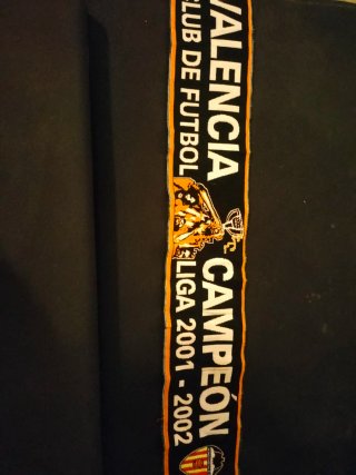 Bufanda Valencia CF Campeón Liga 2001-2002