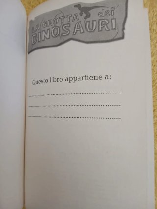 4 libri La grotta dei Dinosauri, collana Rex Stone