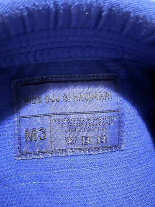 Kimono BJJ niño azul talla M3