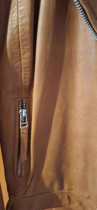 Casaco Pele Stradivarius Castanho