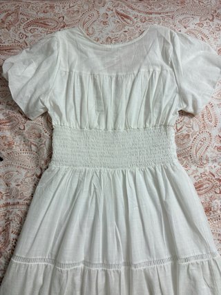 Vestido blanco Shein manga corta