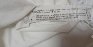 Blusa blanca hombros descubiertos