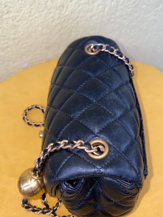 Bolso Chanel Negro Piel Acolchado