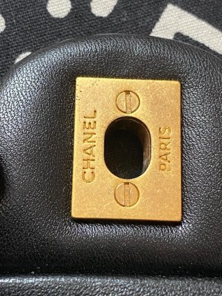 Bolso Chanel Negro Piel Acolchado