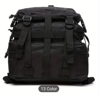 Mochila Táctica 45L Negra-Molle