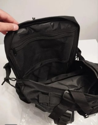 Mochila Táctica 45L Negra-Molle