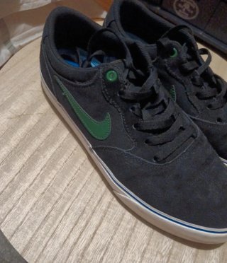 Zapatillas Nike Hombre Negras y Verdes