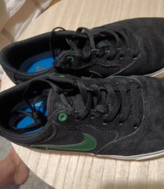 Zapatillas Nike Hombre Negras y Verdes