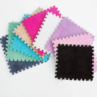 Alfombras de goma EVA con pelo 30x30cm