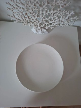 14 Bajoplatos de cristal gris 30cm