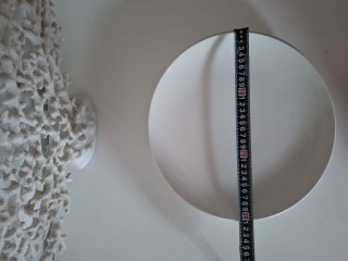 14 Bajoplatos de cristal gris 30cm