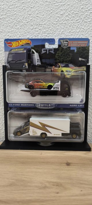 Expositor Duplo Hot Wheels Team Transport