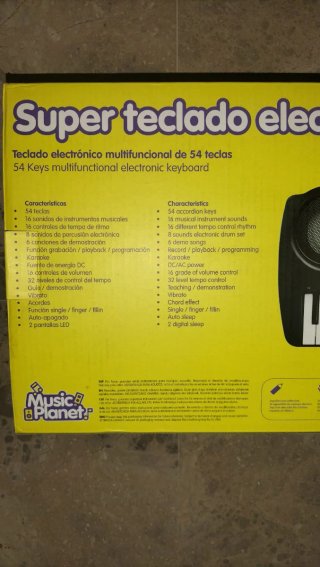 Teclado Electrónico Music Planet SD999-A