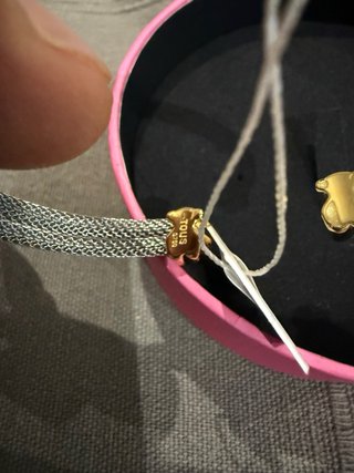 Pulsera Tous Oso Oro y Acero
