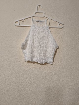 Top Bershka Blanco XS