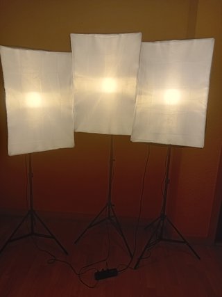 Set de 3 focos de estudio