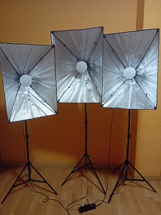 Set de 3 focos de estudio