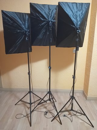 Set de 3 focos de estudio