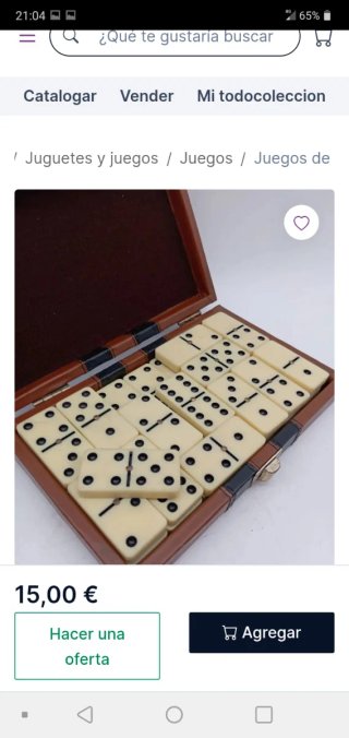 Maletín Domino Vintage Completo
