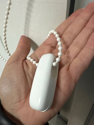 Estor enrollable de tela blanco