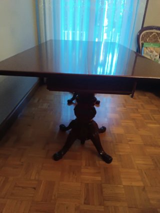 Mesa comedor extensible madera
