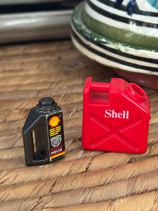 Playmobil Shell Bidón Gasolina Aceite Helix Vintag