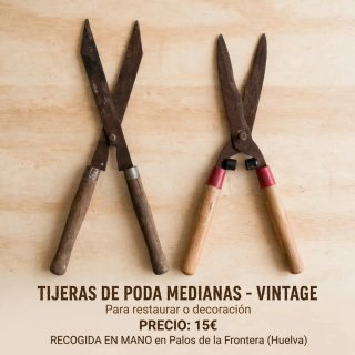 Tijeras de podar antiguas