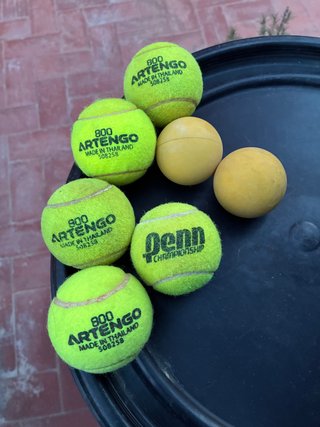 7 Pelotas de Tenis Artengo y Penn
