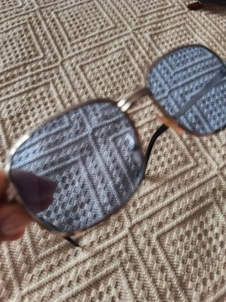Gafas de sol vintage cristal azul años 70/80