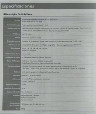 Piano Kawai CA13