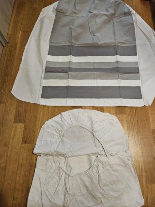Culla Trasformabile Pali Bianca + Kit Tessile