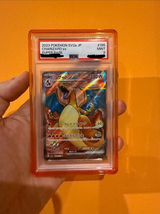 Carta Pokémon Charizard ex PSA 9 SV2a JP