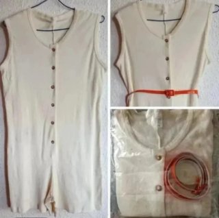 Falda Pantalón Ancho Collar Pañuelo Danza vientre