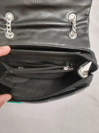 Bolso bandolera metalizado multicolor