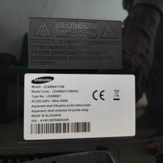Televisor Samsung Negro Reparar/Piezas
