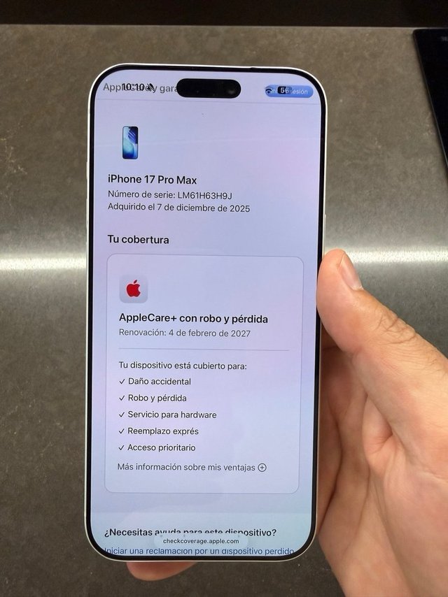 iPhone 17 PRO MAX 256GB APPLE CARE+ NEGOCIABLE