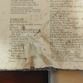 Michael Jackson – Thriller LP vinile originale