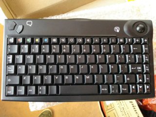 Teclado compacto negro