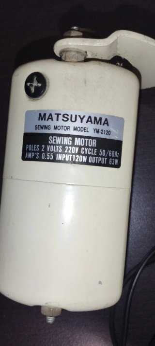Motor Máquina Coser Matsuyama + Pedal