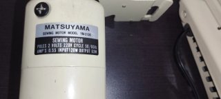 Motor Máquina Coser Matsuyama + Pedal