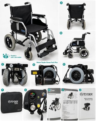 Silla de ruedas PRIM Linus 500 + motor Teyder