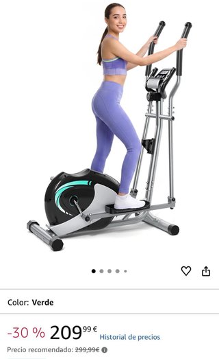 Bicicleta Elíptica Nueva 16 Niveles Ultra Silencio