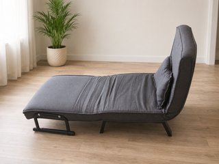 Sillón cama 3 en 1 – Gris oscuro