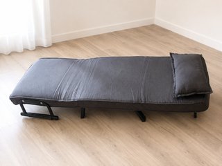 Sillón cama 3 en 1 – Gris oscuro
