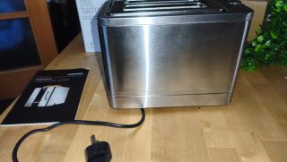 Tostadora Chefman Acero Inoxidable 2 Rebanadas