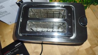 Tostadora Chefman Acero Inoxidable 2 Rebanadas