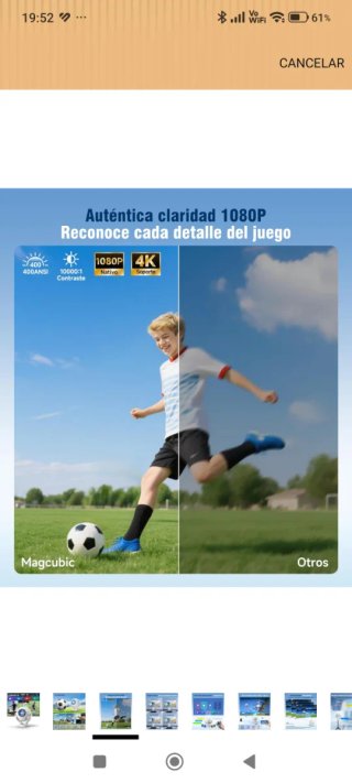 Mini proyector 4K Android 14 Nuevo