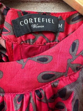 Vestido Seda estampado Talla M