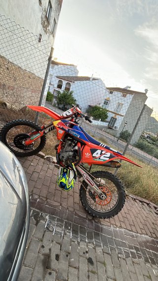 KTM SX-F Motocross Azul/Naranja