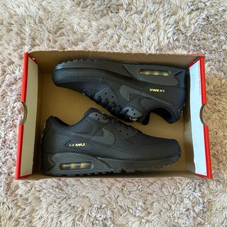 Nike Air Max 90 Black Buff Gold - NEW Size 42.5